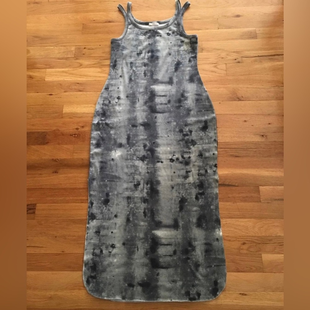 Rachel Roy size L gray, Teri tank maxi/midi dress